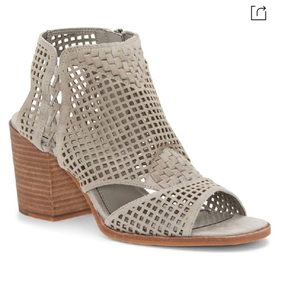 Vince Camuto Shoes - - NWOB Grey Vince Camuto Kampbell Mesh Cutout Bootie